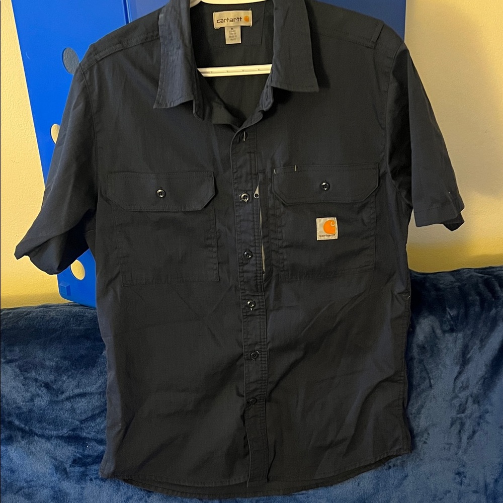 Carhartt Men's Dark Blue Casual Shirt